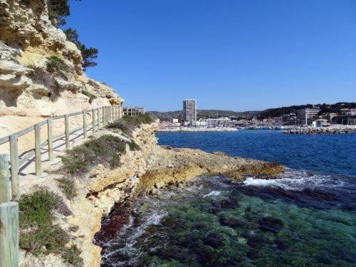 Grand Studio Terrasse De Standing, Pleine Vue Village Et Mer Carry-le-Rouet Esterno foto